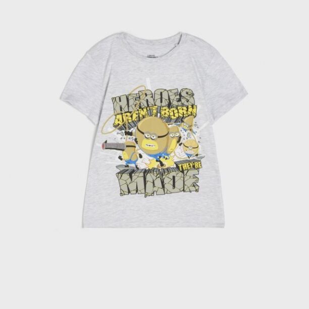 Tricou Minions - gri deschis