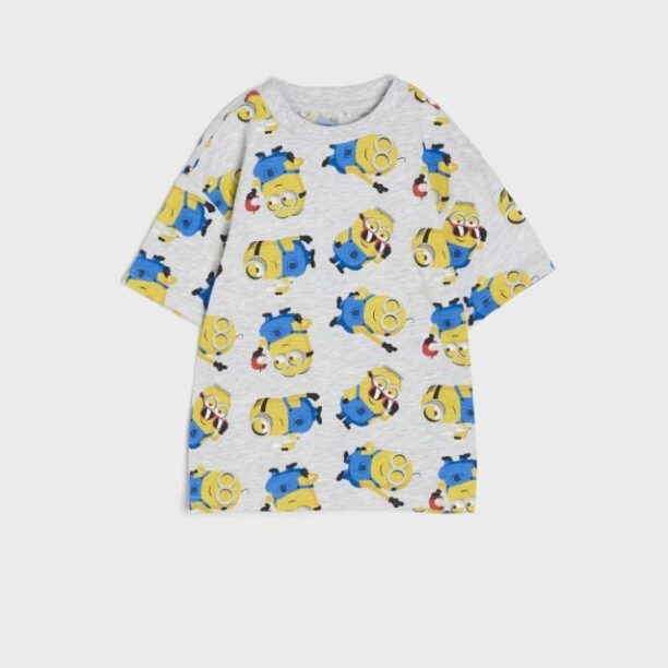 Tricou Minions - gri deschis