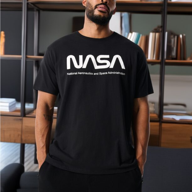 Tricou NASA - negru preţ