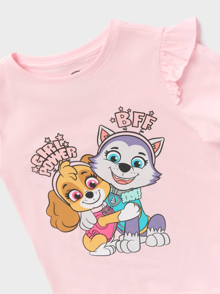 Cumpăra Tricou PAW Patrol - roz-pastel