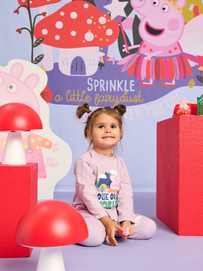 Preţ Tricou Peppa Pig cu mânecă lungă - lavand