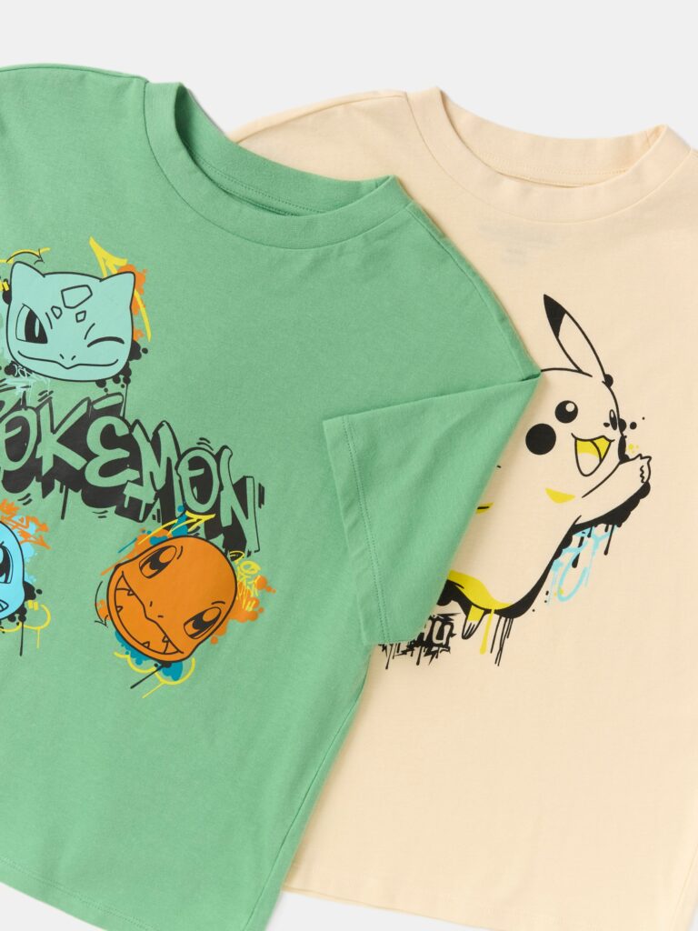 Tricou Pokémon cu mânecă lungă 2 pack - multicolor - imagine 15