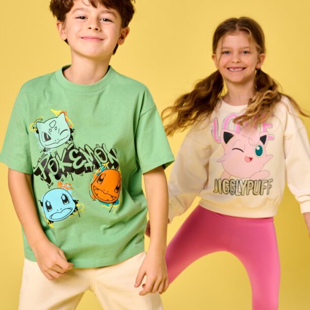 Original Tricou Pokémon cu mânecă lungă 2 pack - multicolor