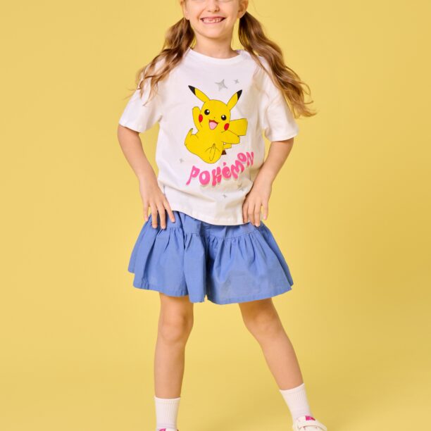 Tricou Pokémon cu mânecă lungă - crem preţ