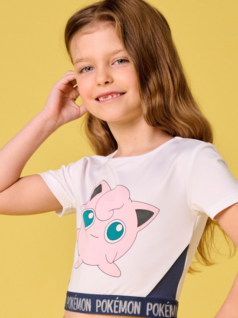 Tricou Pokémon cu mânecă lungă - crem preţ