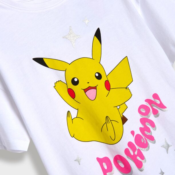 Preţ Tricou Pokémon cu mânecă lungă - crem