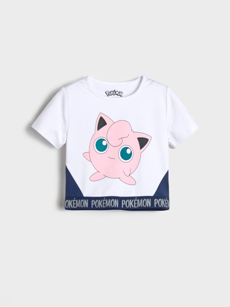 Preţ Tricou Pokémon cu mânecă lungă - crem