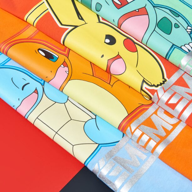 Original Tricou Pokémon - roșu-aprins