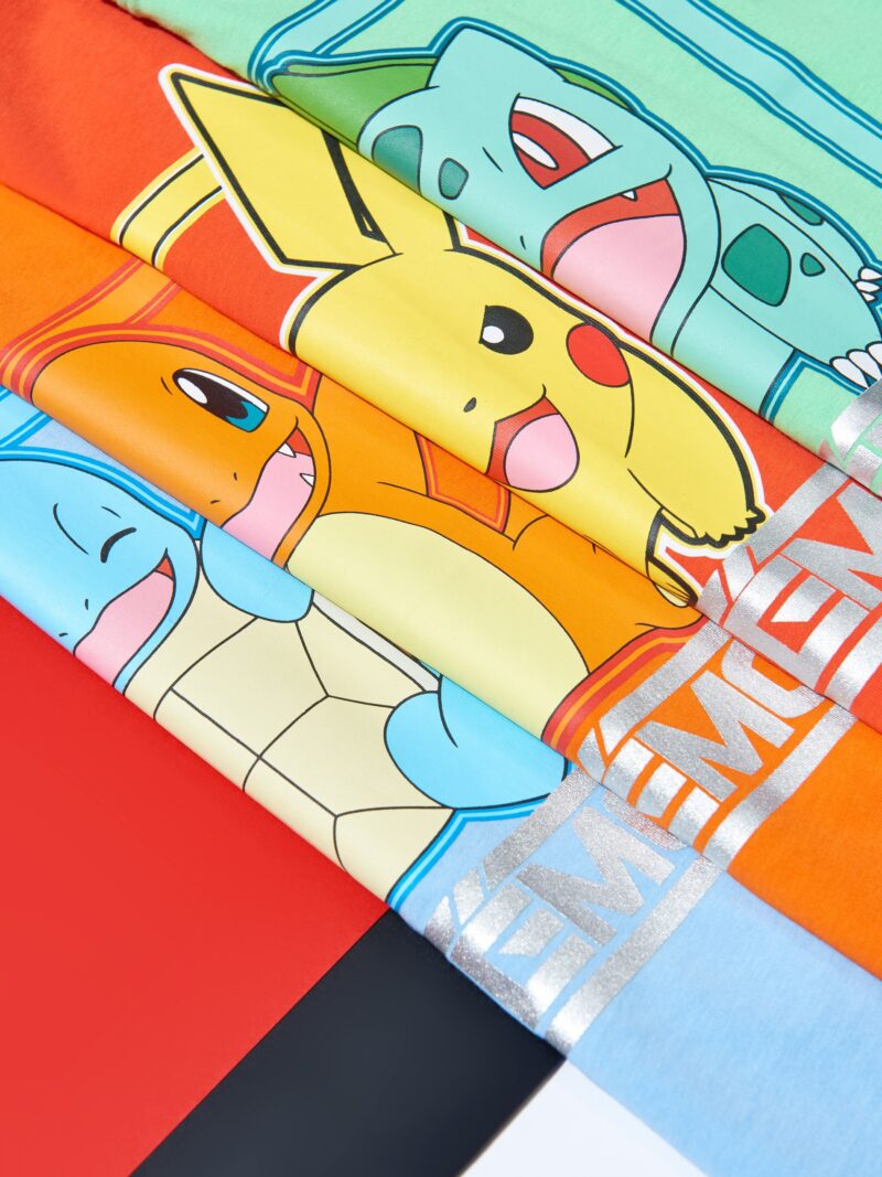 Original Tricou Pokémon - roșu-aprins