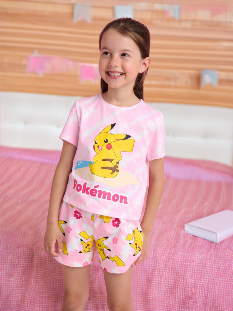 Tricou Pokémon - roz-pastel preţ