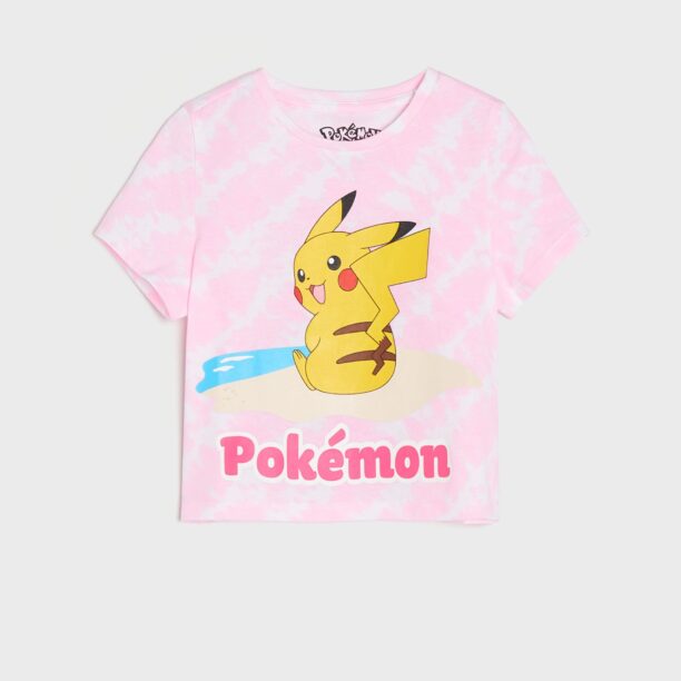 Cumpăra Tricou Pokémon - roz-pastel