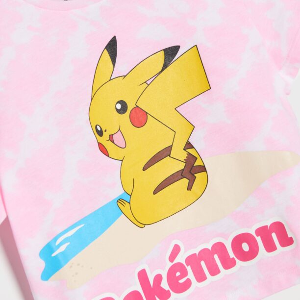 Preţ Tricou Pokémon - roz-pastel