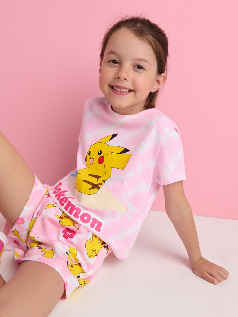 Original Tricou Pokémon - roz-pastel