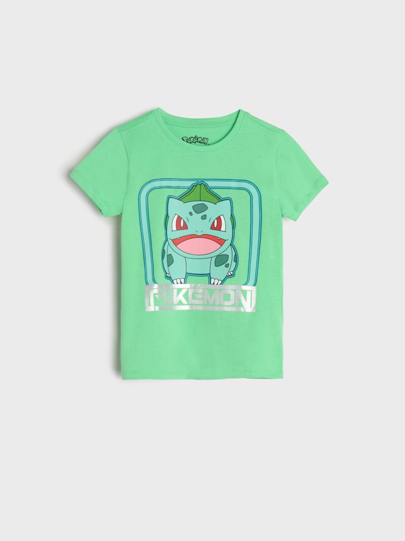 Cumpăra Tricou Pokémon - verde-gălbui