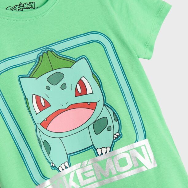 Preţ Tricou Pokémon - verde-gălbui