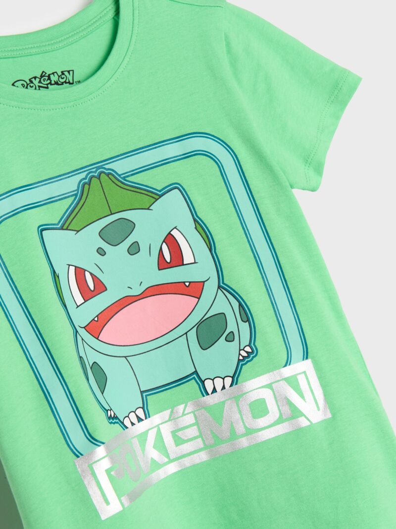 Preţ Tricou Pokémon - verde-gălbui