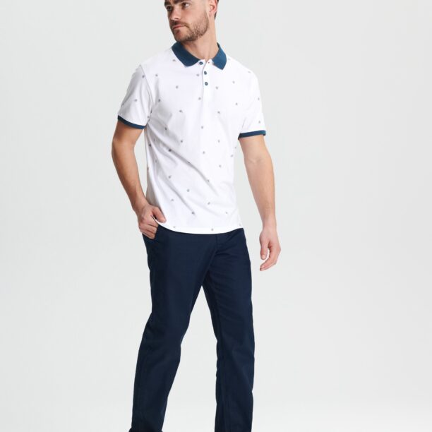 Original Tricou Polo - alb