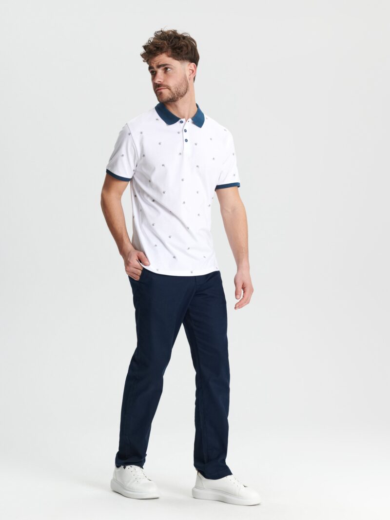 Original Tricou Polo - alb