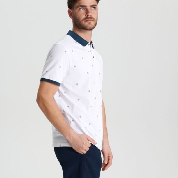 Tricou Polo - alb