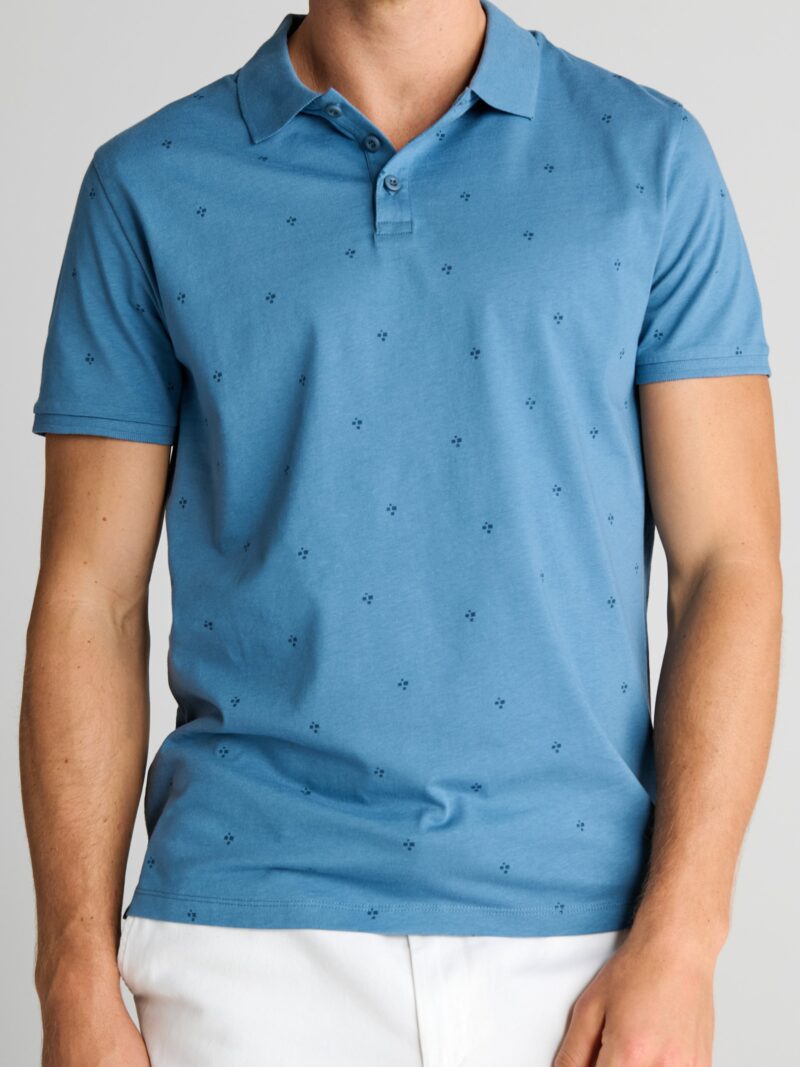 Original Tricou Polo - albastru-violet