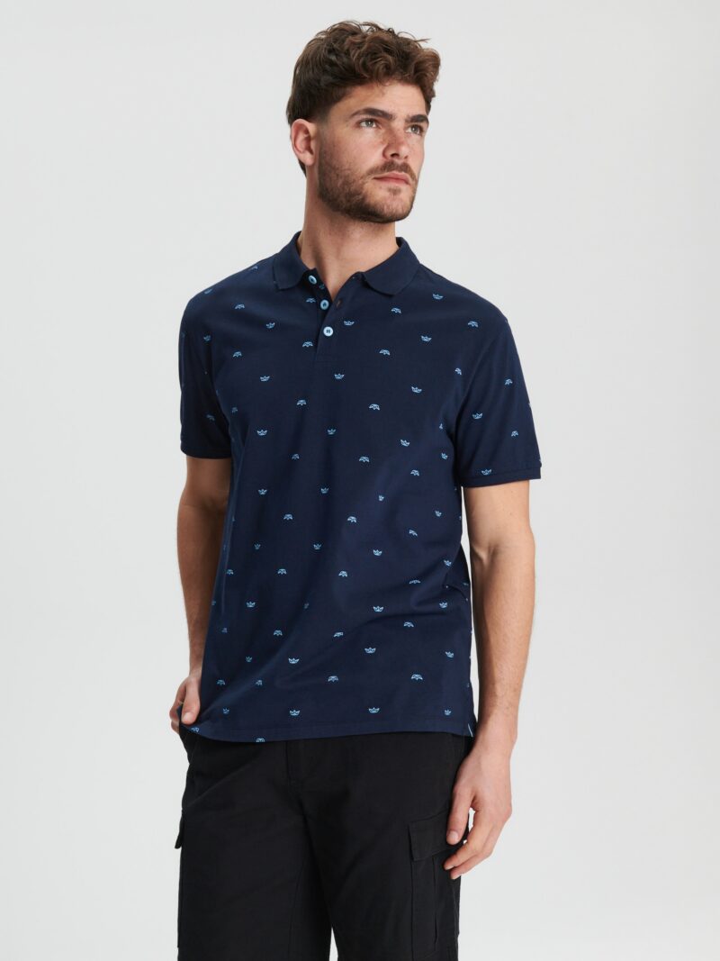 Tricou Polo - bleumarin preţ