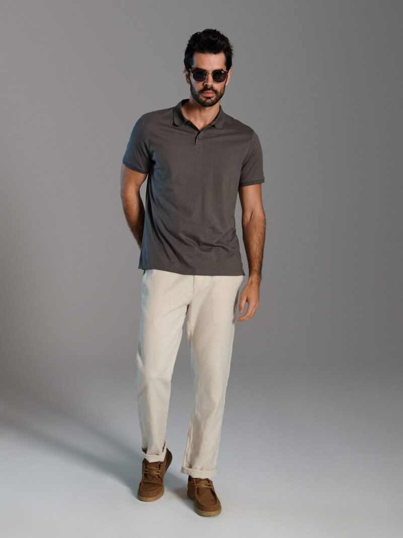 Original Tricou Polo - gri deschis