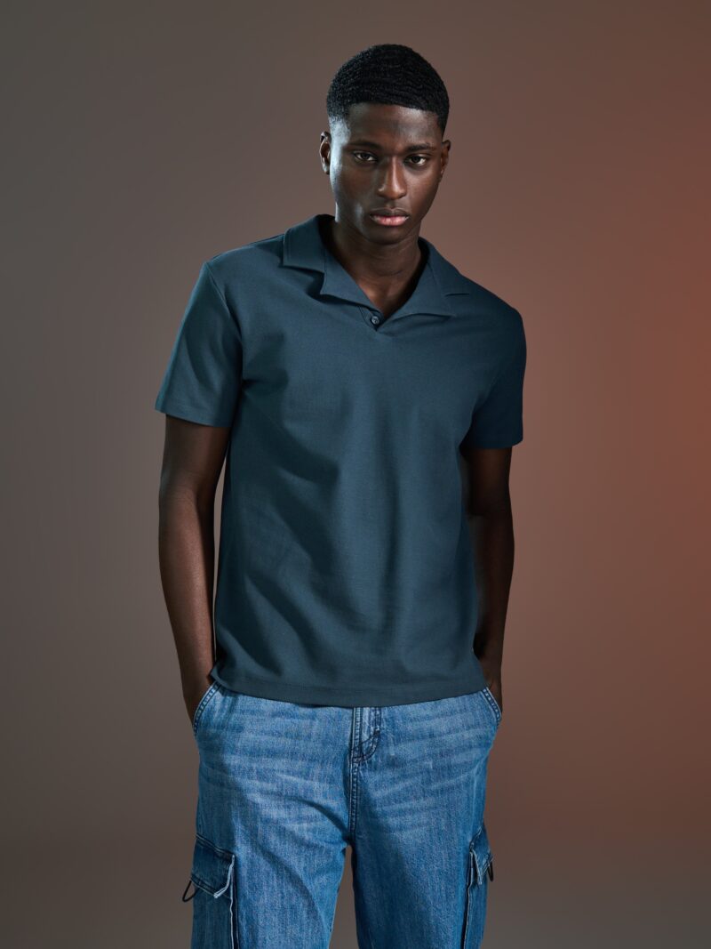 Tricou Polo - indigo preţ