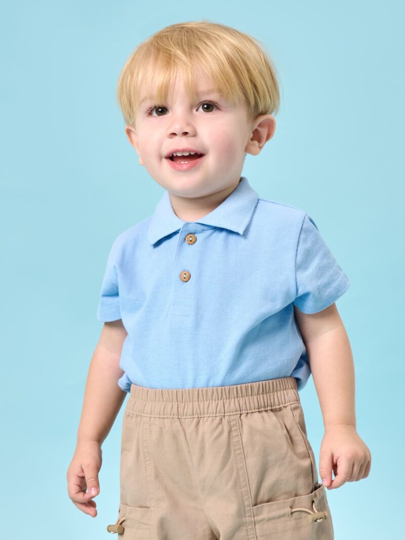 Tricou Polo - light blue preţ