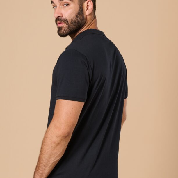 Cumpăra Tricou Polo - negru-antracit