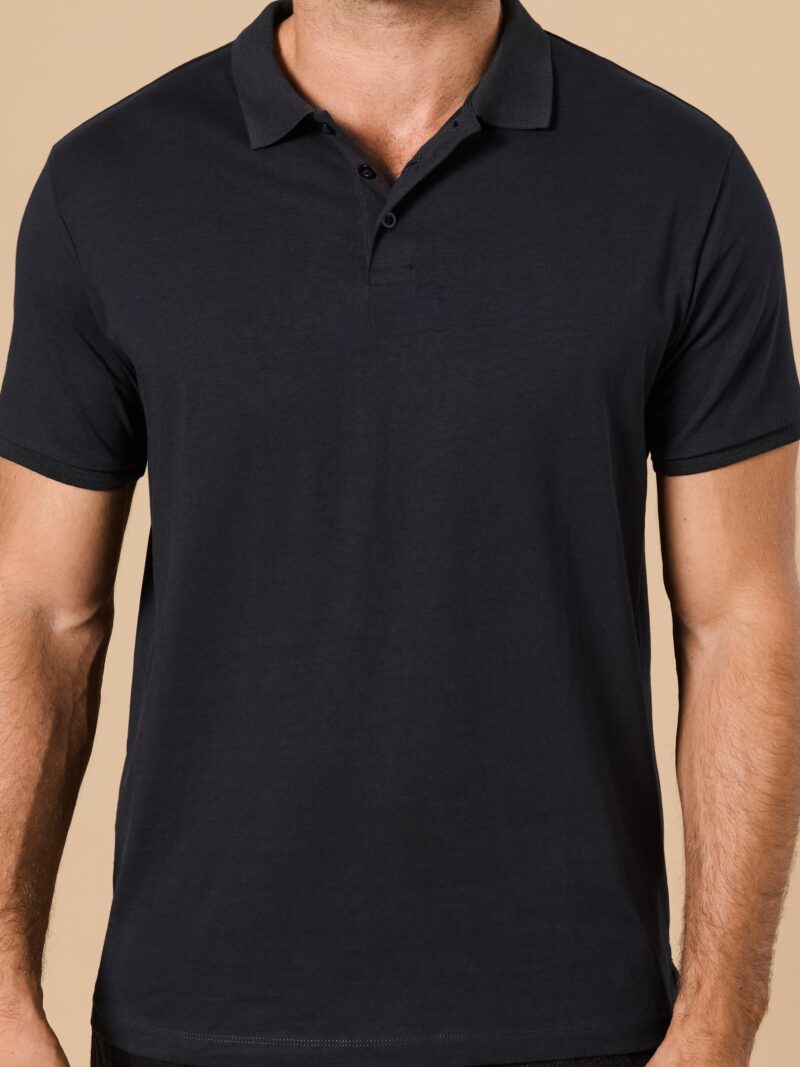 Preţ Tricou Polo - negru-antracit