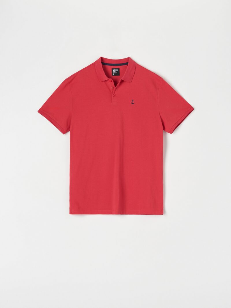 Preţ Tricou Polo - roz-bombon