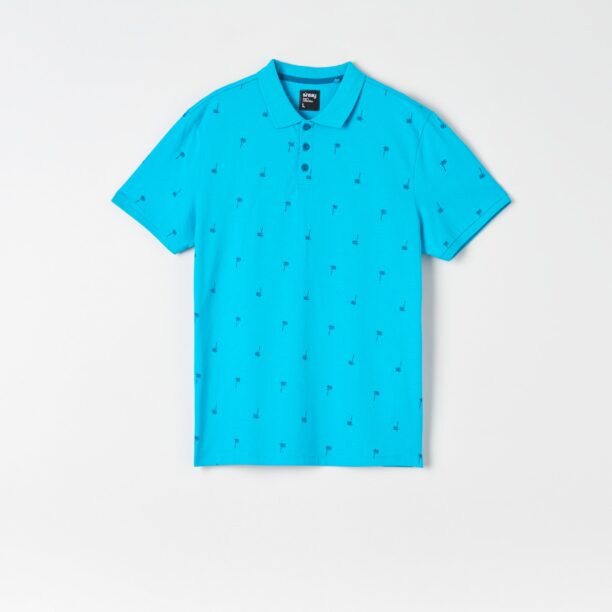 Original Tricou Polo - turcoaz-deschis