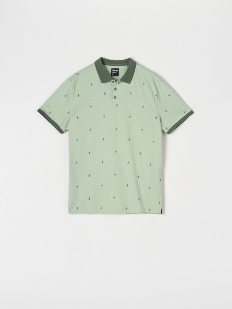 Cumpăra Tricou Polo - verde-mentă