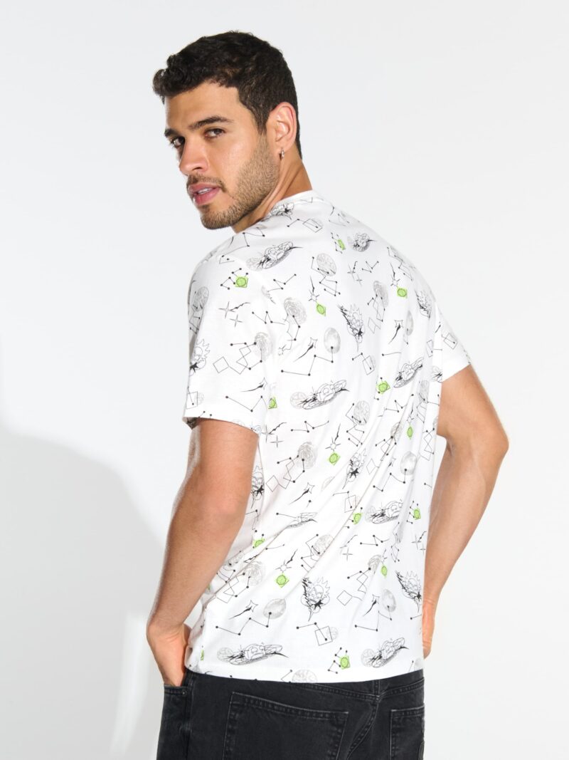 Original Tricou Rick and Morty - crem