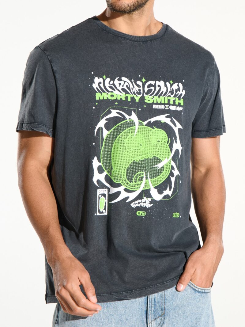 Preţ Tricou Rick and Morty - gri-închis