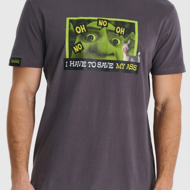 Tricou Shrek - gri-închis preţ