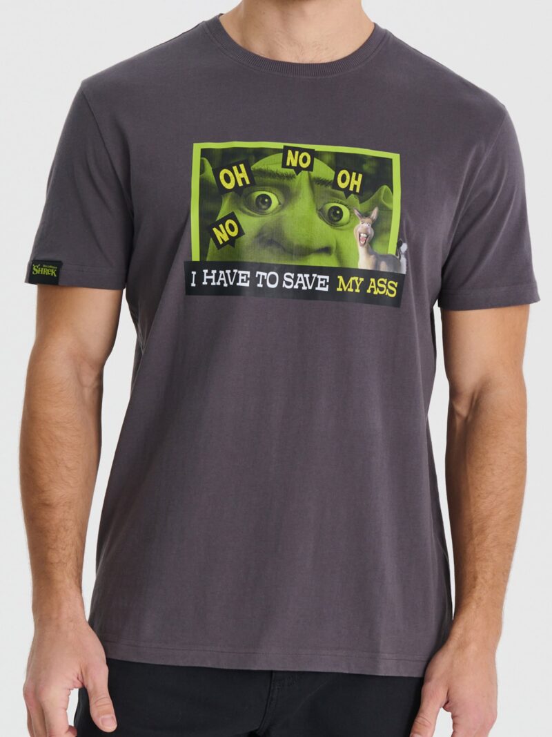 Tricou Shrek - gri-închis preţ