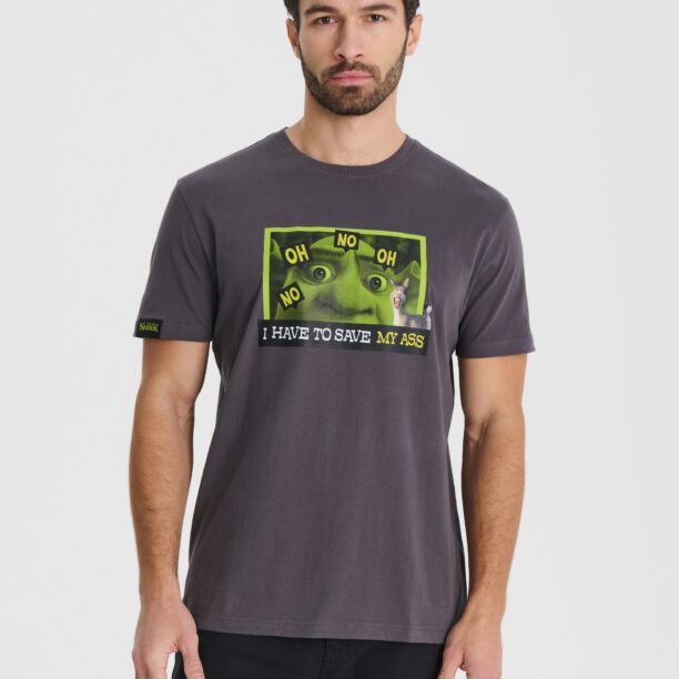 Preţ Tricou Shrek - gri-închis