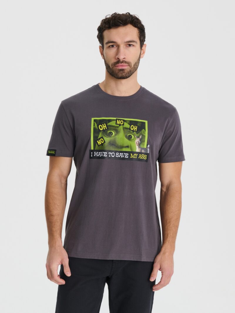 Preţ Tricou Shrek - gri-închis