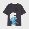 Tricou Smurfs - negru-antracit