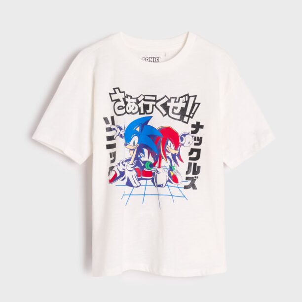 Cumpăra Tricou Sonic the Hedgehog - alb