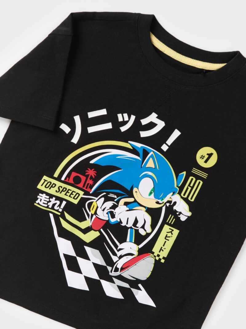 Preţ Tricou Sonic the Hedgehog - negru