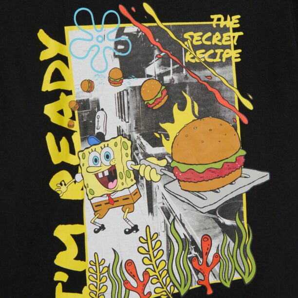 Cumpăra Tricou SpongeBob - negru