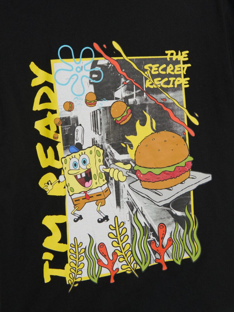 Cumpăra Tricou SpongeBob - negru