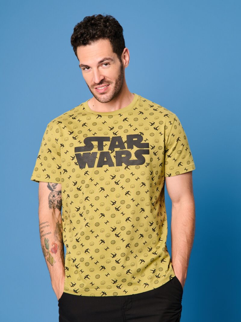 Tricou Star Wars cu mânecă lungă - verde-oliv deschis preţ