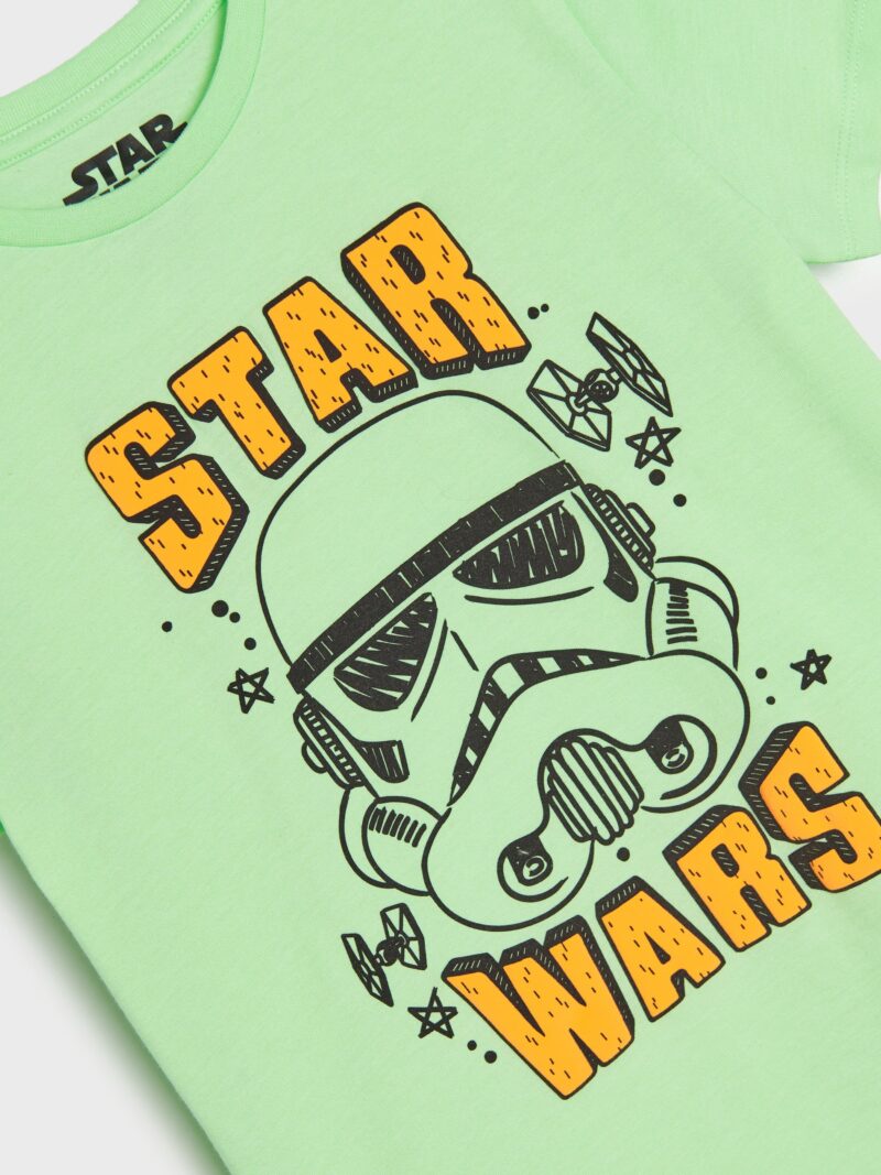 Preţ Tricou Star Wars - galben-verzui