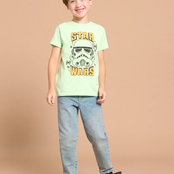 Original Tricou Star Wars - galben-verzui