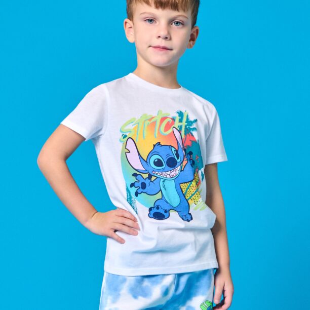 Tricou Stitch - alb preţ