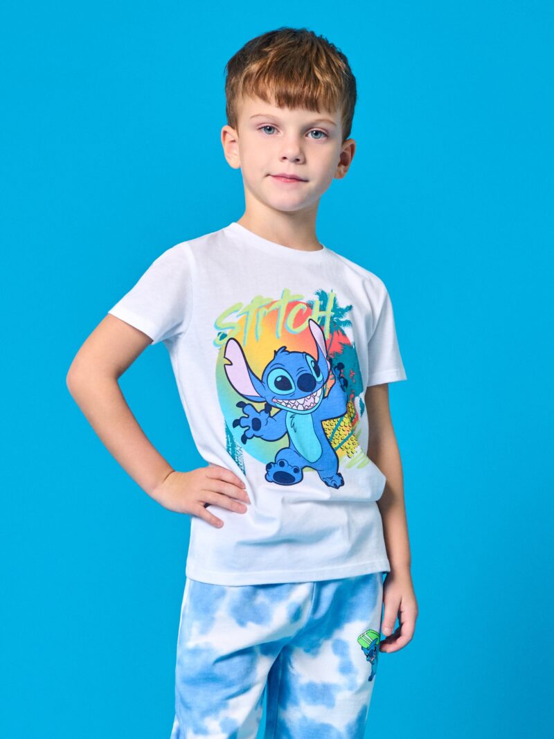 Tricou Stitch - alb preţ