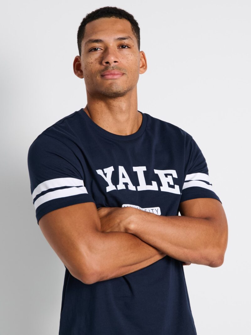 Tricou Yale - bleumarin preţ